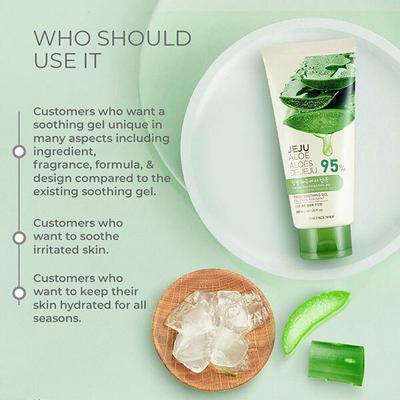 The Face Shop Jeju Aloe Fresh Soothing Gel Tube 300 Ml - Face Gels