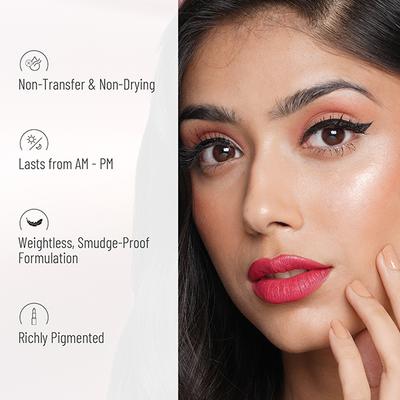 Swiss Beauty Non-Tranfer Matte Lipstick Shade- Sand Rose 2 gm - Lipsticks