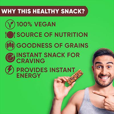 Fitspire Fit Nutrition Energy Bar Quinoa Almond 35 gm - Nutritional Bars