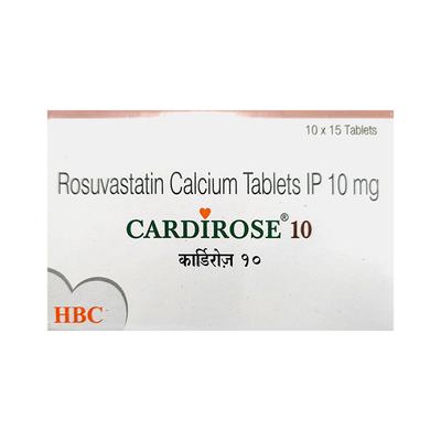 CARDIROSE 10 Tablet 15's - High Cholesterol-Dys