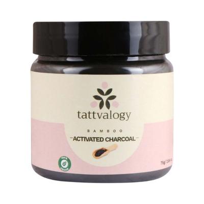 Tattvalogy Bamboo Activated Charcoal Ecofriendly 75 gm - Masks & Peels