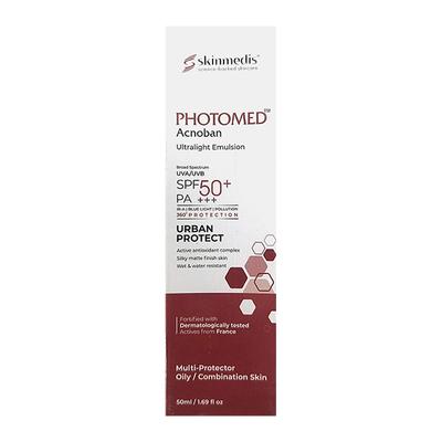 PHOTOMED ACNOBAN ULTRALIGHT SPF 50+ PA+++ UVA/UVB Emulsion 50ml - Sun Protectors-Emo