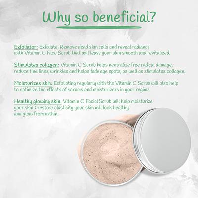 Nutriment Vitamin C Scrub All Skin Type 250 gm - Scrubs & Exfoliants
