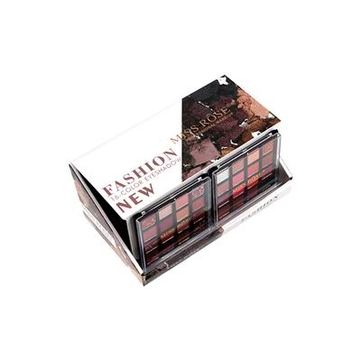 Miss Rose 16 Highly Pigmented Multi - Color Glitter & Matte Eyeshadow Palette 7001 - 007Z01 20 gm - Face Palettes