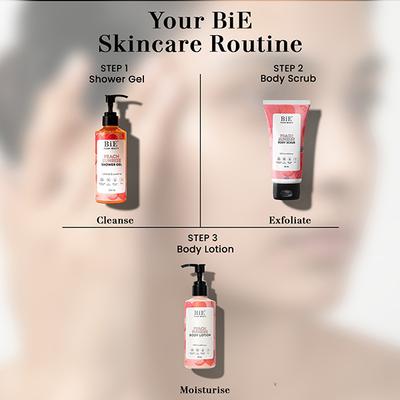BiE Peach Sunrise Body Scrub 200 ml - Scrubs & Exfoliants