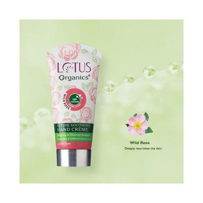 Lotus Organics Divine Soothing Hand Creme 50 gm - Hand Creams