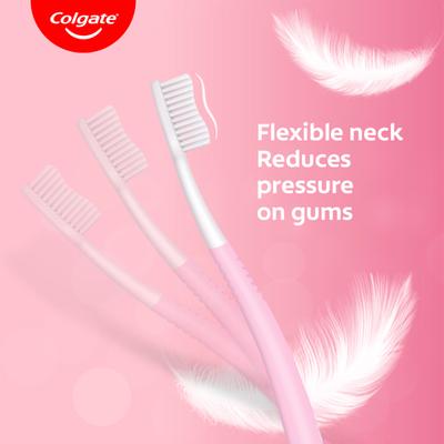 Colgate Gentle Sensitive+ Ultrasoft Toothbrush (Pack of 4) - Toothbrushes
