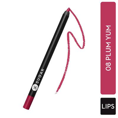 SUGAR Cosmetics Lipping On The Edge Lip Liner - 08 Plum Yum 1.2 gm - Lipsticks