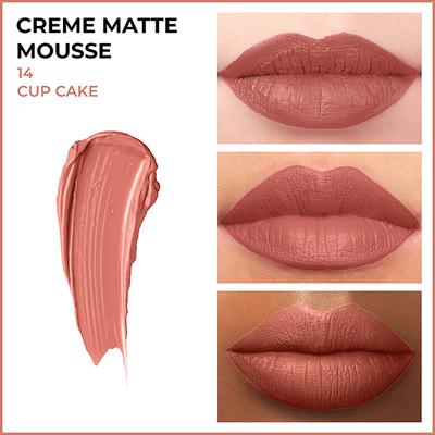 Insight Cosmetics Creme Matte Mousse Cup Cake 6.5 gm - Liquid Lipsticks
