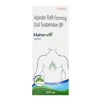 MAHARAFT MINT FLAVOUR Oral Suspension 200ml - Ulcer/Reflux/Flatulence-Aaa