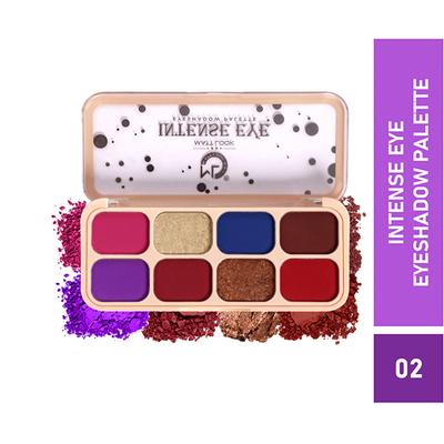 Matt Look intense Eye 8 in 1 Eyeshadow Palette Highly Pigmented, Long Lasting Metallic Glitter Nudes,02 12 gm - Eye Shadow Palettes