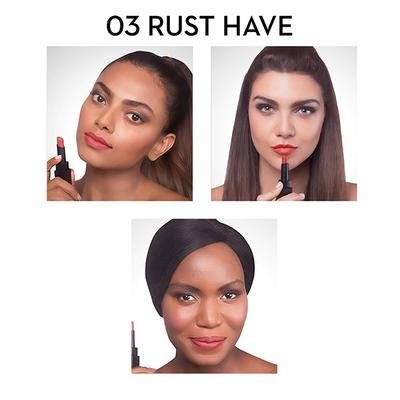 SUGAR Cosmetics Nothing Else Matter Longwear Lipstick - 03 Rust Have 3.2gm - Lipsticks