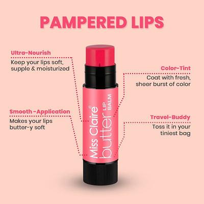 Miss Claire Butter Lip Balm - Macaron BLB04 4gm - Lip Balms