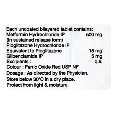 Triglycomet Tablet 10'S - Diabetes-Ant