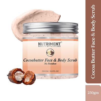 Nutriment Cocobutter Scrub All Skin Type 250 gm - Scrubs & Exfoliants