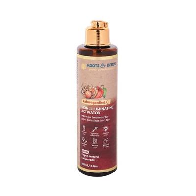 Roots & Herbs Ashwagandha Skin Illuminating Kit 260 gm - Masks & Peels