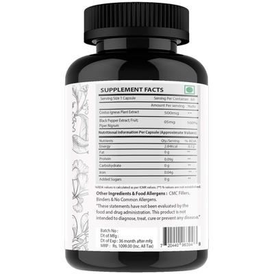 Vitaminhaat Insulin Plant Costus Lgeus Extract Capsules 60's - Vital Health