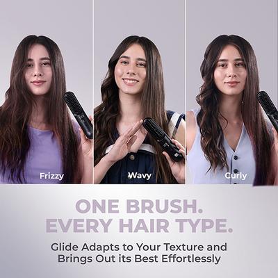 Tash Hair Glide Cordless Hair Straightener Brush - Noir 450 gm - Straighteners