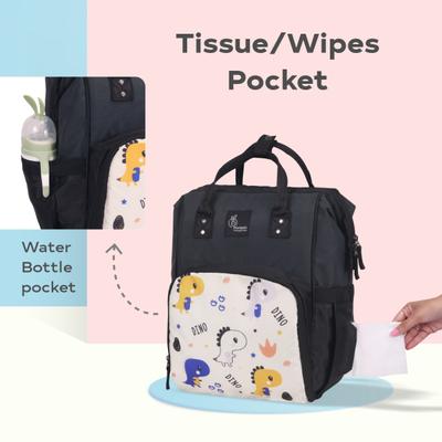 R for Rabbit Caramello Dino Diaper Bags - Beige 1's - Diapers & Wipes