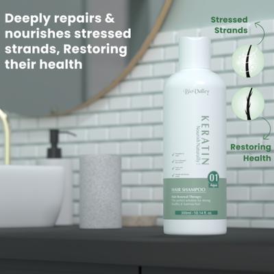 Bio Valley Keratin Shampoo 300 ml - Personal Care(Homeopathy)