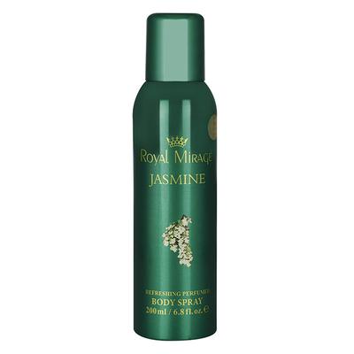 Royal Mirage Jasmine Long Lasting Deodrant Perfume Body Spray 200 ml - Deodorants/Roll-Ons