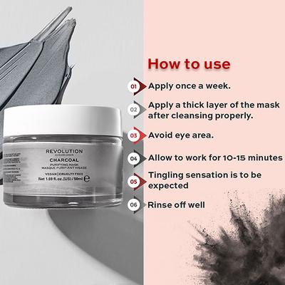Revolution Skincare Charcoal Purifying Mask 50 ml - Masks & Peels