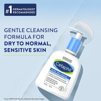 Cetaphil Gentle Skin Cleanser For Dry to Normal - Sensitive Skin 250 ml - Face Wash & Cleansers