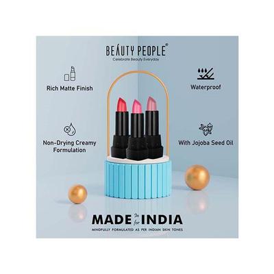 Beauty People Pure Matte 123 Mauve On 3.8 gm - Lipsticks