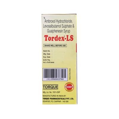 TORDEX LS Syrup 100ml - Cough And Cold-Cou