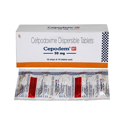 Cepodem DT 50mg Tablet 10'S - Bacterial Infections-Cep