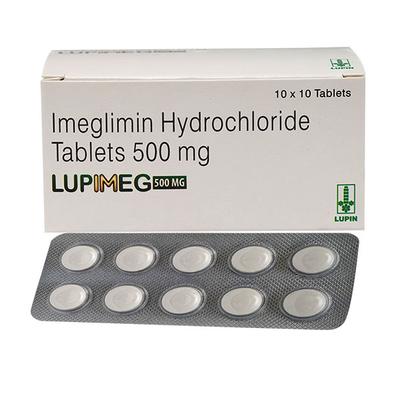 LUPIMEG 500mg Tablet 10's - Diabetes-Ant