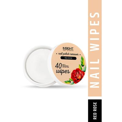 Insight Cosmetics Nail Polish Remover Wipes - Red Rose 25ml - Nail Polish Remover