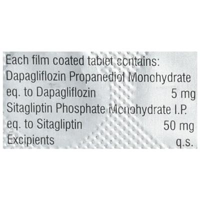 DAPANOVA S 5/50 Tablet 10's - Diabetes-Ant