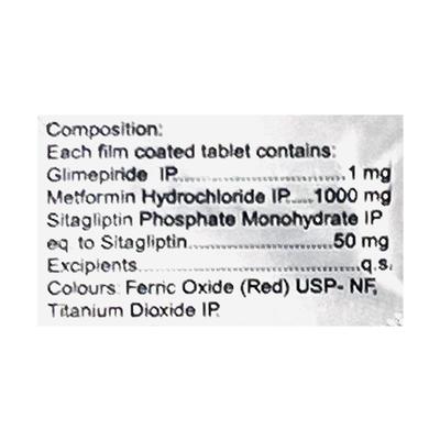 ALSITA GM 1 FORTE Tablet 10's - Diabetes-Ant