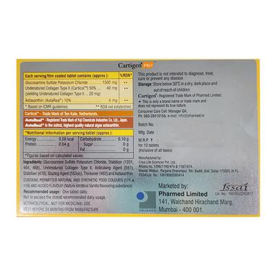 CARTIGEN PRO Tablet 10's - Supplements-Sup