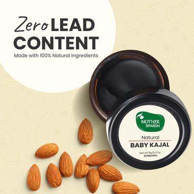 Mother Sparsh Natural Baby Kajal 5 gm - Baby Grooming