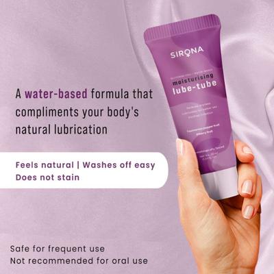 Sirona Glycerine Free Water Based Moisturising Lube Tube 50 ml - Intimate Care