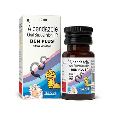 Ben Plus Oral Suspension 10ml - Parasitic Worms-Ant