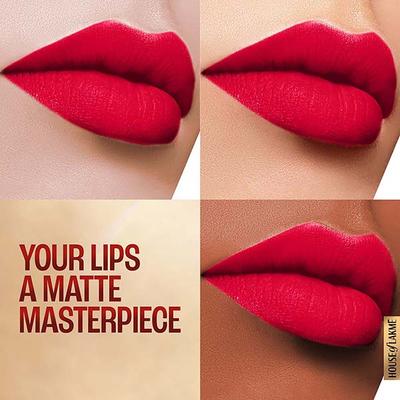 Lakme 9to5 Powerplay Priming Matte Lipstick, Lasts 16hrs, Deep Wine, 3.6 gm - Lipsticks