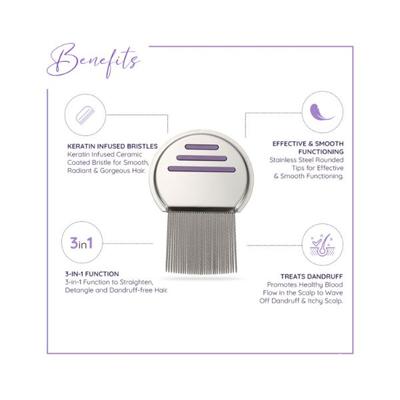 Sanfe Selfly Stunner AntiDandruff Hair Comb 1's - Hair Combs