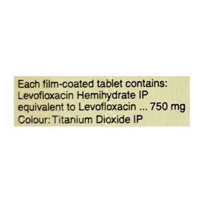 Levoflox 750mg Tablet 5'S - Bacterial Infections-Qui