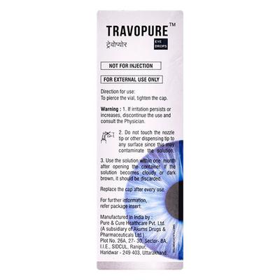 TRAVOPURE Eye Drops 3ml - Glaucoma-Ant