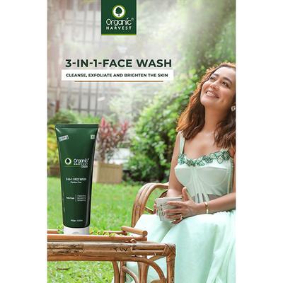 Organic Harvest Activ 3-in-1 Face Wash 100 gm - Face Wash & Cleansers