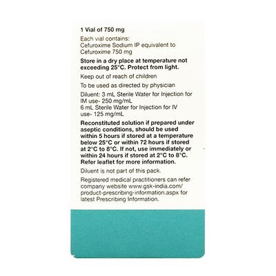 Supacef 750mg Injection 1's - Bacterial Infections-Cep