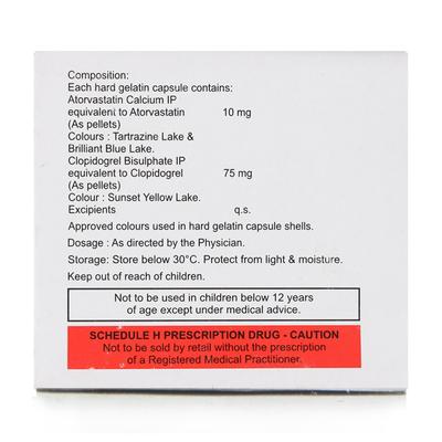 ATORFIT CV 10 Capsule 15's - High Cholesterol-Dys