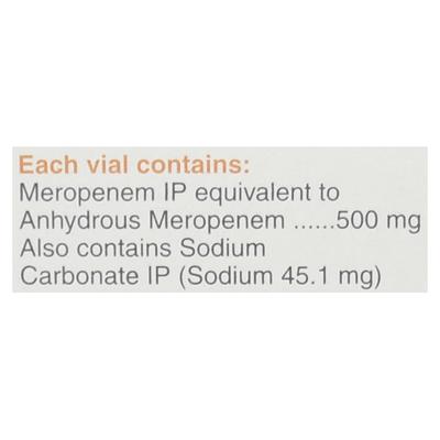 Merocrit 0.5 Gm Injection 1'S - Bacterial Infections-OBL