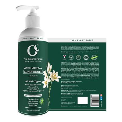 Organic Forest 100% Chemical-Free Anti Hair Fall Conditioner 200 ml - Conditioners