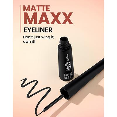 Swiss Beauty Matte Max Eyeliner - Black 4 gm - Eyeliners