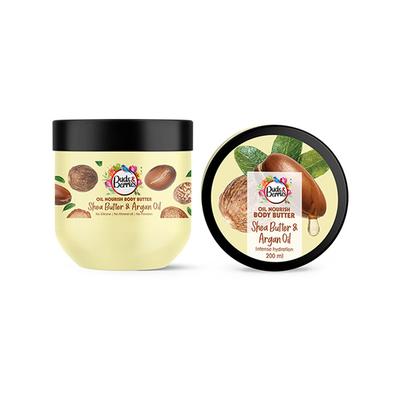 Buds & Berries Shea Butter and Argan Oil Body Butter Jar 200 ml - Body Butter