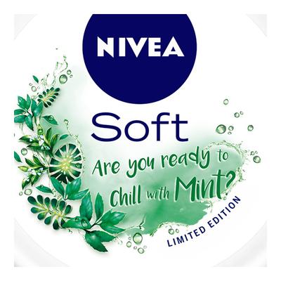 Nivea Soft Light Moisturiser - Chilled Mint 100 ml - Lotions & Creams
